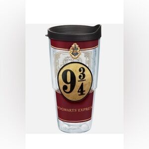 Harry Potter 9 3/4 Hogwarts Express  24 ozTravel Tumbler - Maroon/Gold NEW